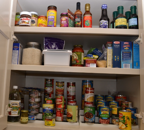 clean organized pantry