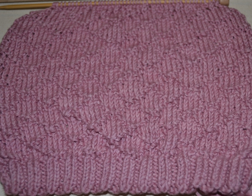 diamond brocade knitting