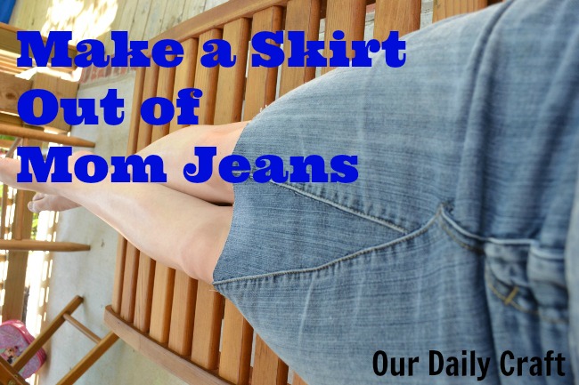 jeans to denim skirt