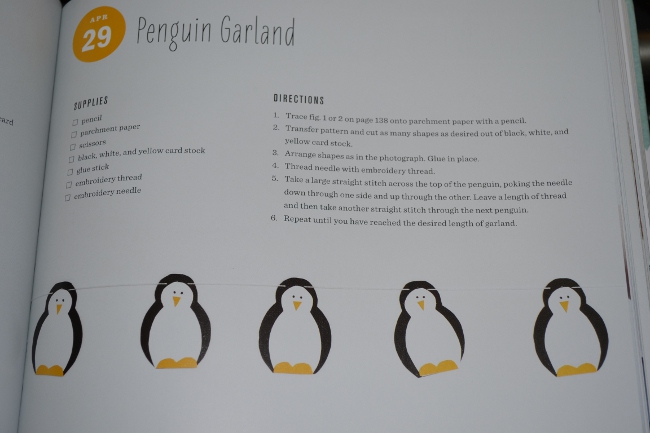 penguin garland