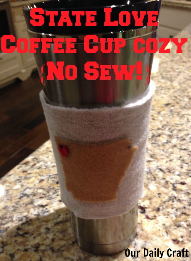 state love coffee cup sleeve