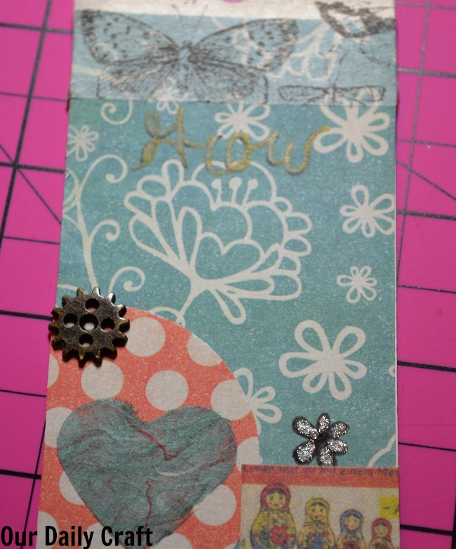 Artist Trading Card for Your Little Word {Iron Craft Challenge}