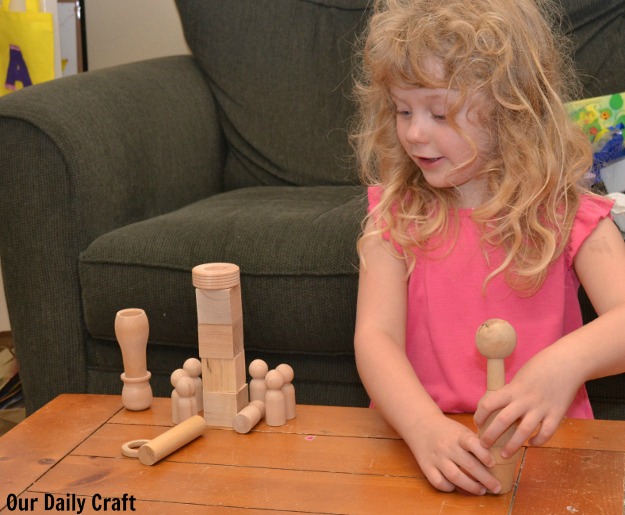 An Easy Way to Play: Wooden Pieces