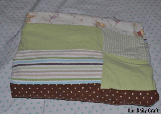 Sew an Easy Blanket out of Old Recieving Blankets