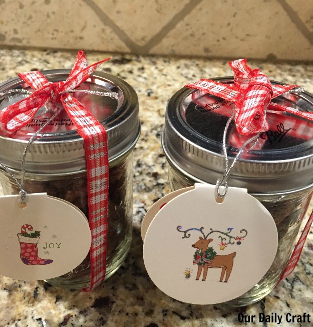 teacher gift candied pecans