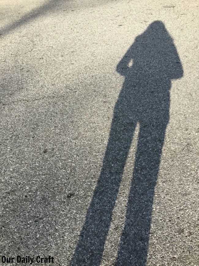 shadow selfie