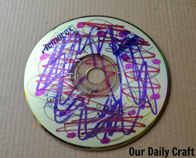 scribble on CD