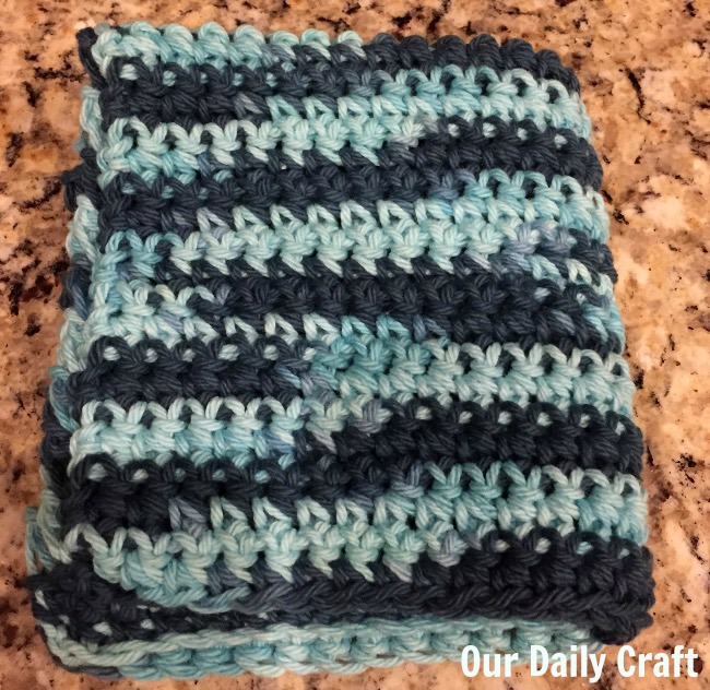 single crochet washcloth pattern