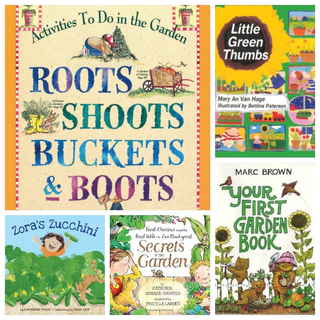 books for getting kids interested in gardening
