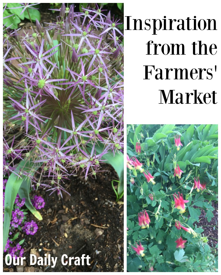 Get inspiration for food, color and more by walking around the farmers' market.