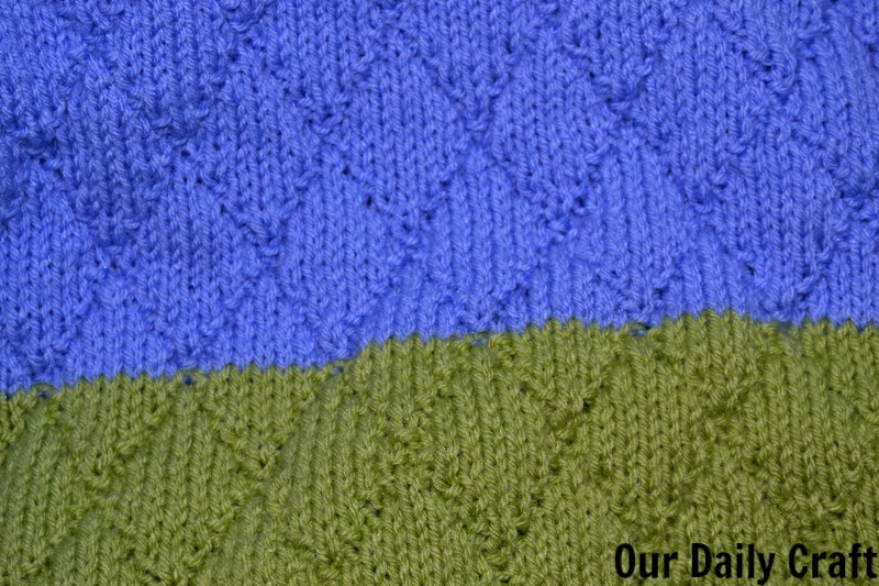 Blue bells baby blanket knitting pattern
