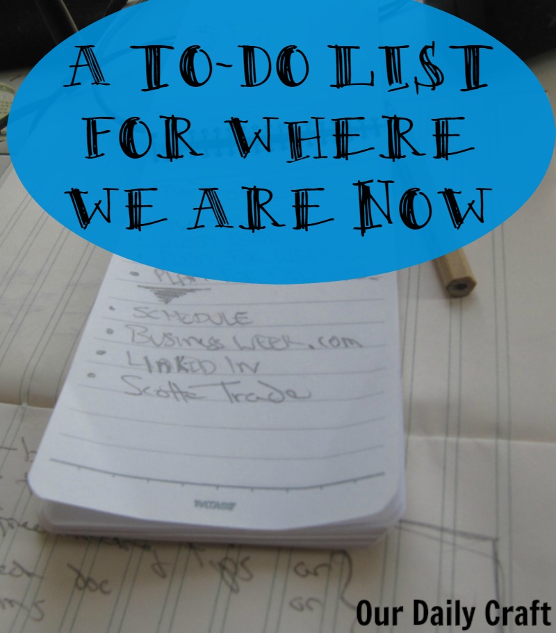 A To-Do List for Where We Are Now
