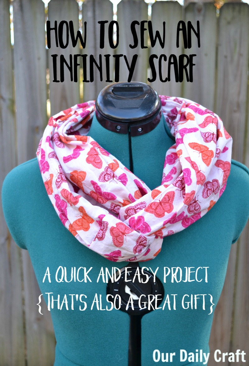 Sew an Infinity Scarf and #givewarmth