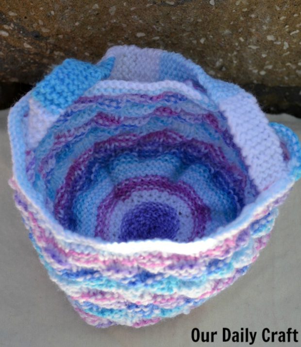 Make a Sweet Knit Easter Basket to Hold Treats Our Daily Craft