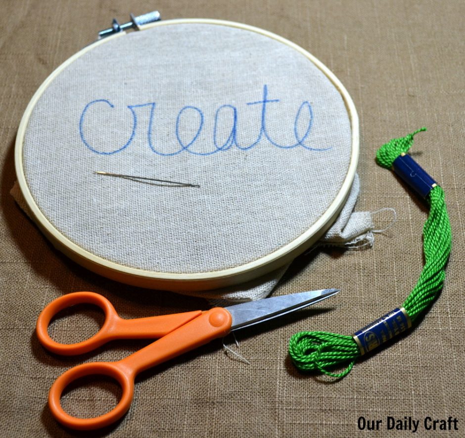 Your Quick-Start Guide to Embroidery - Our Daily Craft