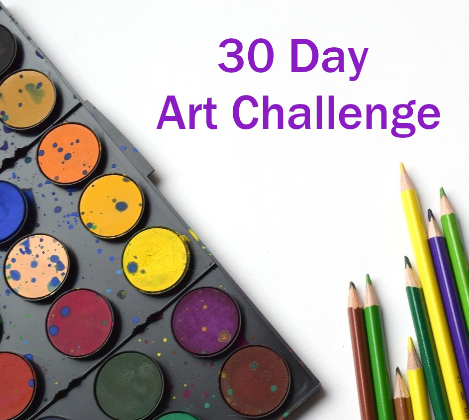 30 Day Art Challenge Ideas for Kids and Adults