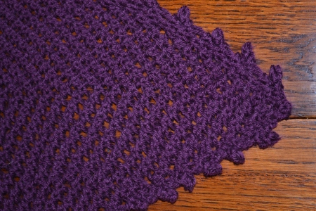 shawl in progress