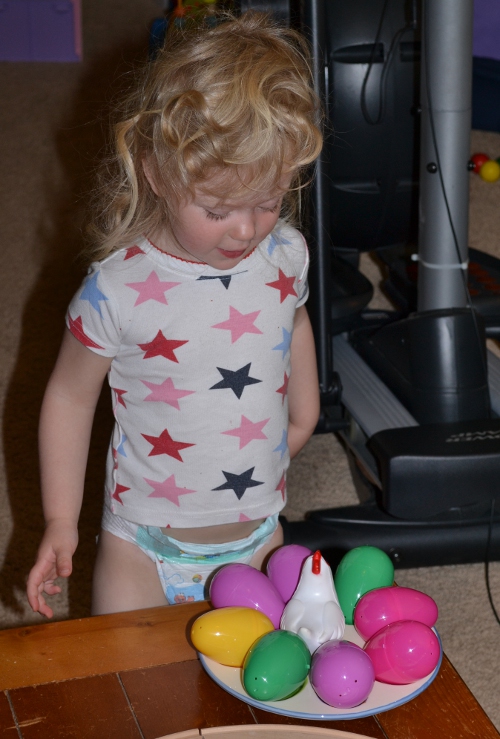 playing Easter eggs