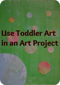 Use Kid’s Art in a Piece of Wall Art