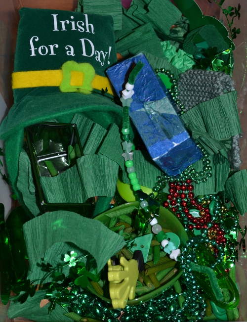 St. Patrick's Day sensory box