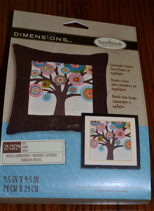 dimensions needlecraft tree embroidery kit