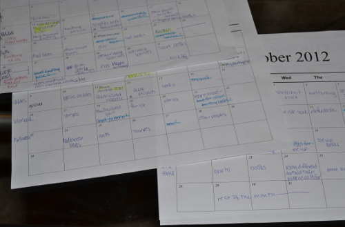 calendars planning