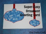 ornament greeting card
