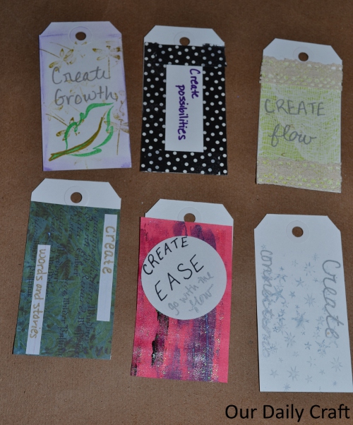 one little word intention cards