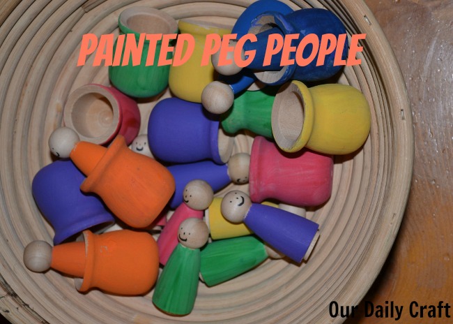 painted peg people