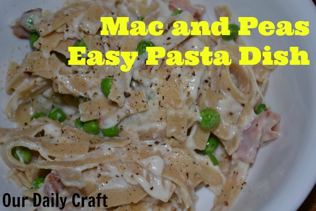 mac and peas recipe