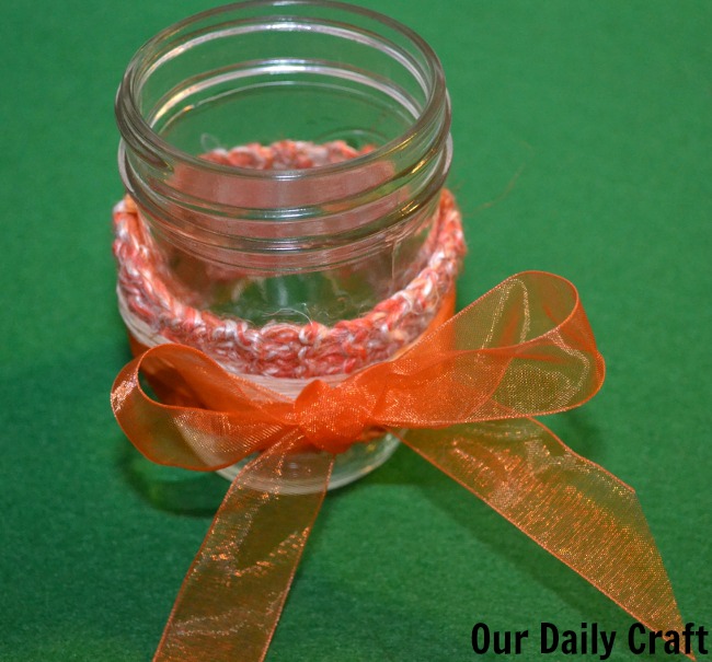 ribbon bow jar