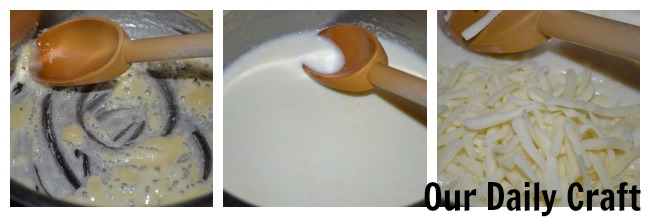 cheese sauce steps