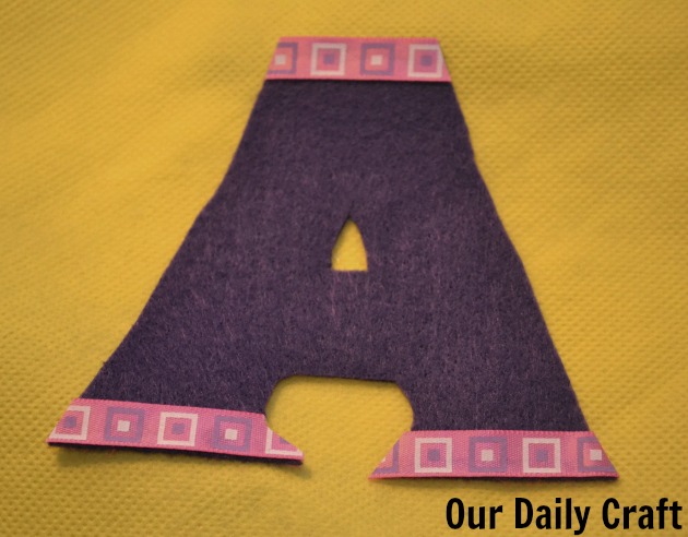 Add A Letter to a Dollar Store Bag {Iron Craft Challenge}