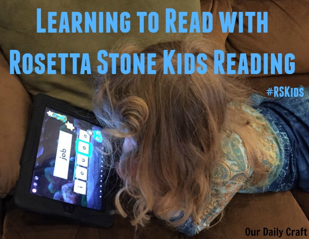 Learning to read with Rosetta Stone #RSKids #MC