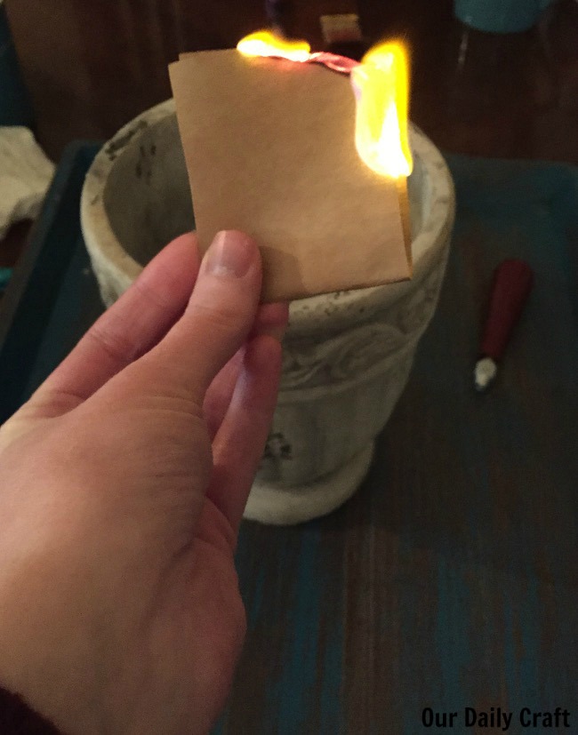 A burning ritual is a great way to get past old feelings.