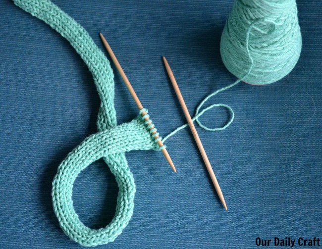 knitting purse strap