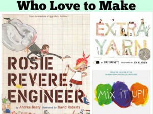 Children's books for kids who love to make