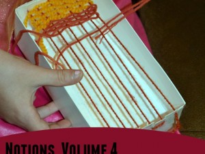 weaving with kids