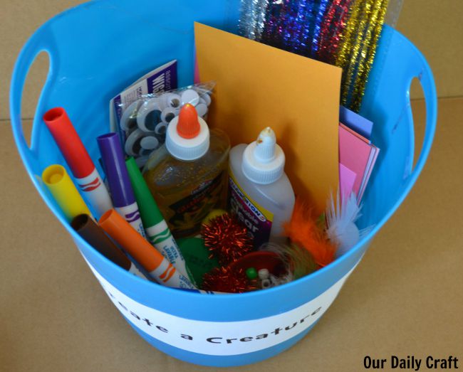 create a creature supplies container