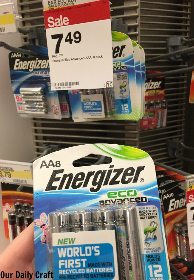 Energizer® EcoAdvanced™ batteries