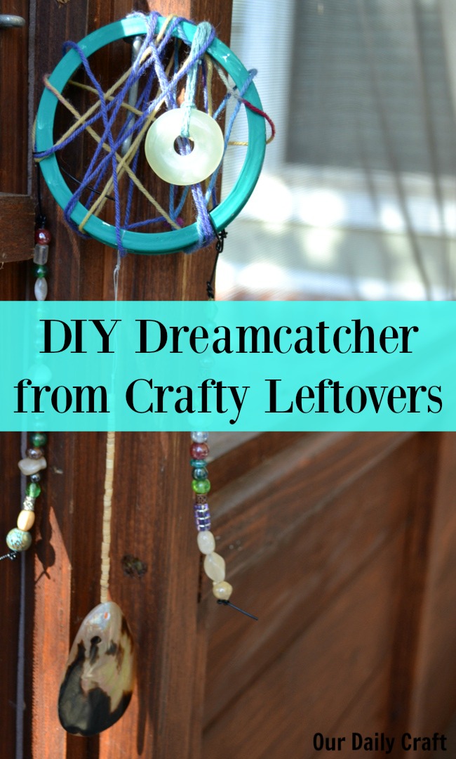 Make a beautiful DIY dreamcatcher from your crafty leftovers