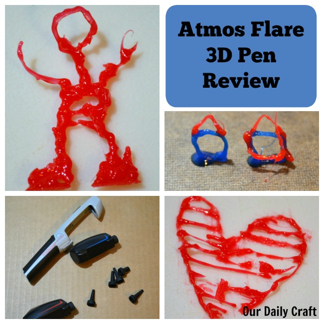 The Atmos Flare 3D drawing pen is fun to play with, but there's definitely a learning curve