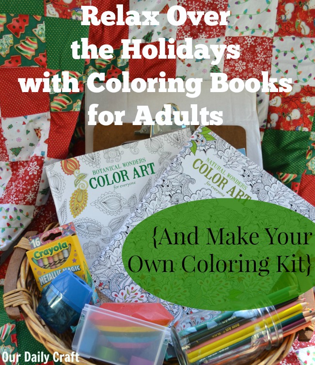 Relax Over the Holidays with Coloring Books for Adults