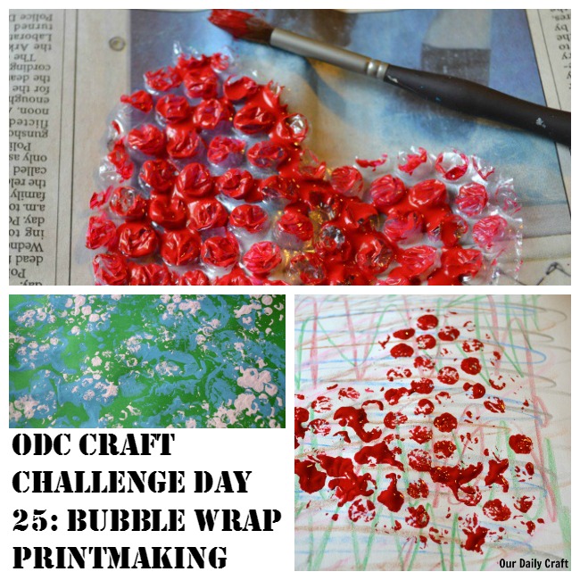 Printmaking with bubble wrap is a fun and easy craft for all ages.