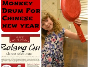 How to make a monkey drum for Chinese New Year.
