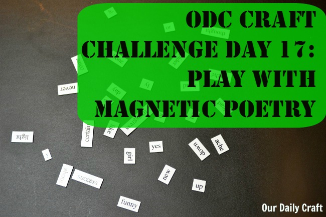 Play with Magnetic Poetry