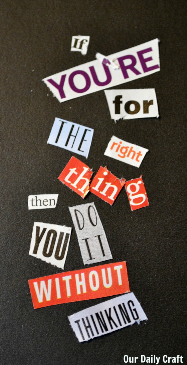 ransom note words
