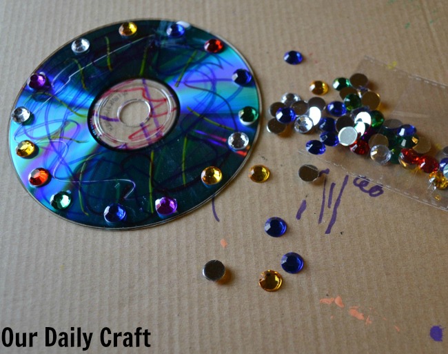 decorate an old cd