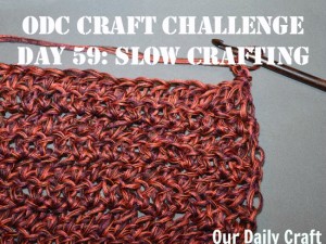 Take it easy with a slow crafting challenge