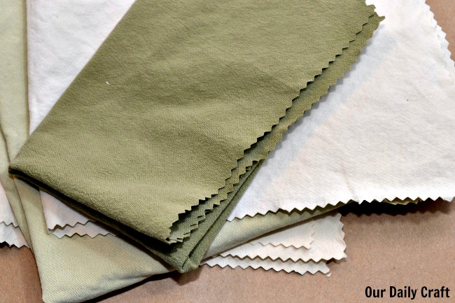 upcycled napkin rags
